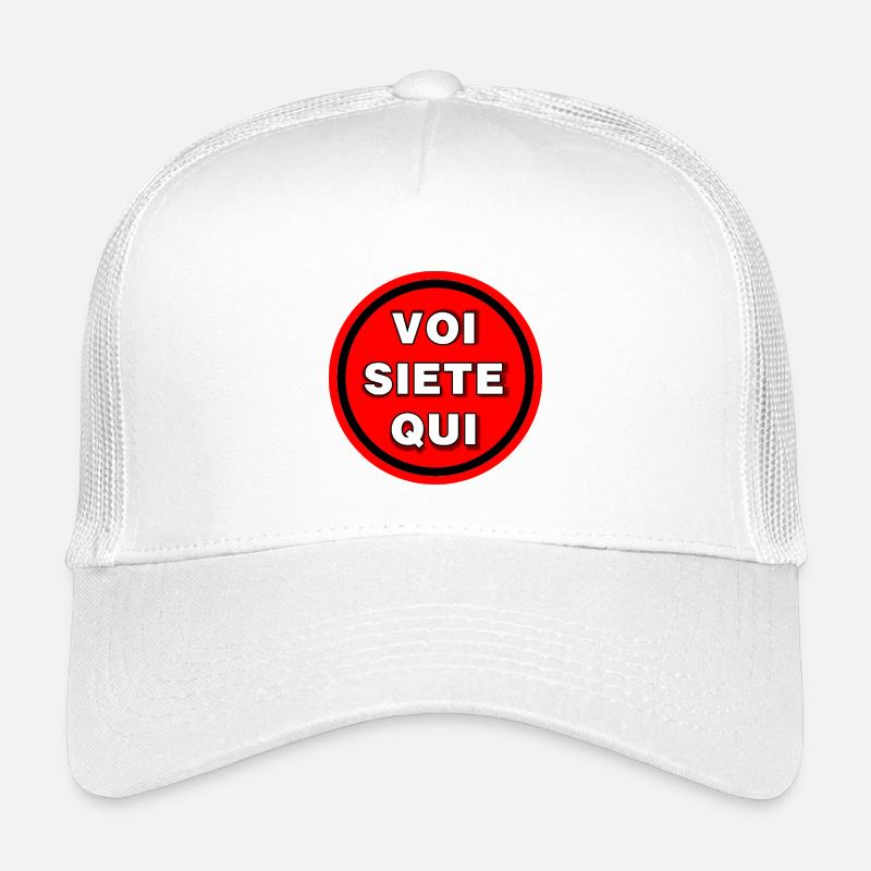 Sie sind hier - Kinder Trucker-Cap - Weiß