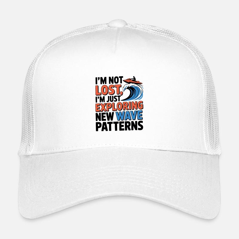 Drôle de jet ski perdu explorant les vagues Casquette trucker enfant