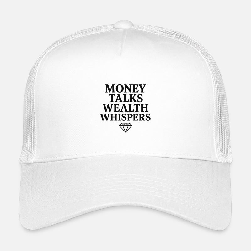 Devise financière à motif diamant Casquette trucker enfant