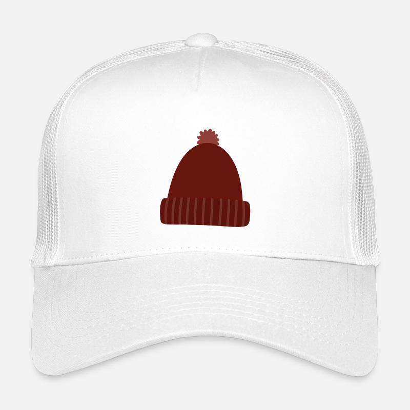 Warme Herbst-Strickmütze Kinder Trucker-Cap