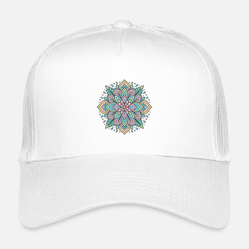Blumenmandala Kinder Trucker-Cap