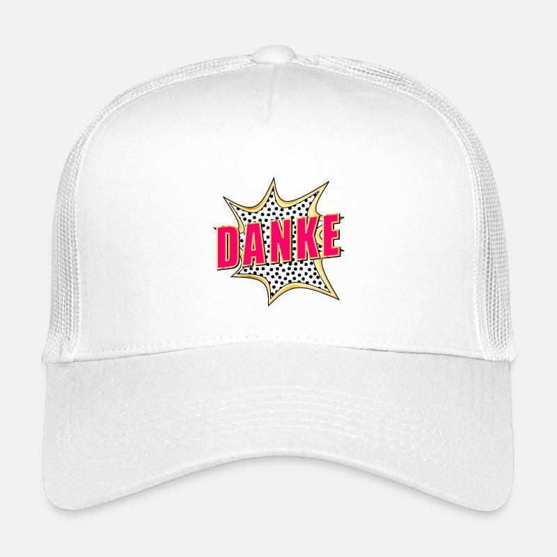 DANKESCHÖN DANKE POP-ART Kinder Trucker-Cap