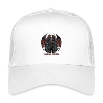 Guitariste démoniaque avec des ailes - Casquette trucker enfant - blanc - Devant