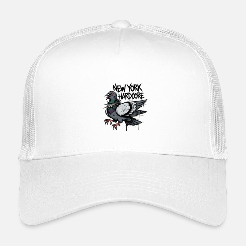 New York Hardcore Pigeon Design Kids’ Trucker Cap