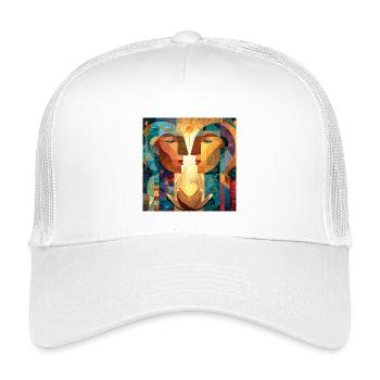 Mystical Balance Face - Kids’ Trucker Cap - white - Front