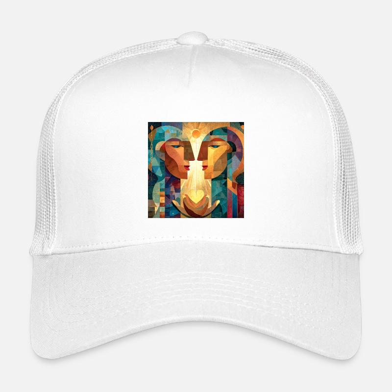 Mystisches Gleichgewichtsgesicht Kinder Trucker-Cap