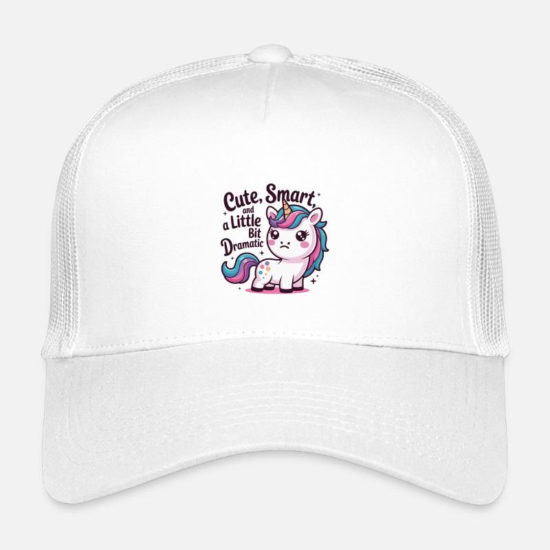 Charm licorne mignon avec humour Casquette trucker enfant