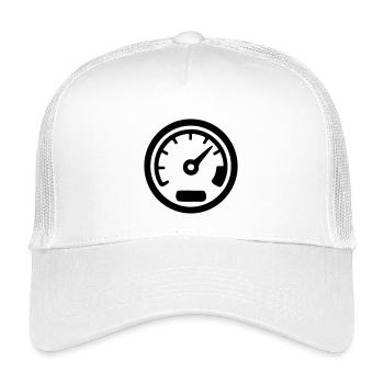 Tacho Kmh Speed Icon - Kinder Trucker-Cap - Weiß - Vorne