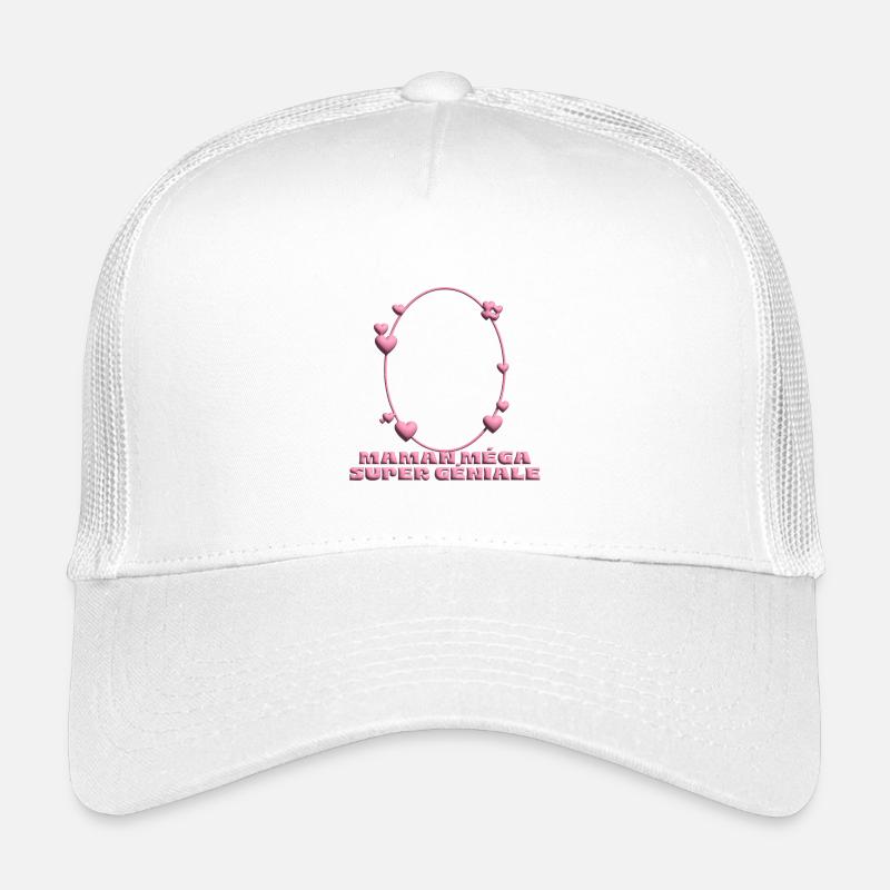 Maman Méga Super Géniale – Cadre Coeur Casquette trucker enfant