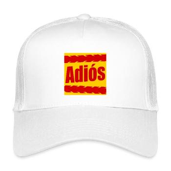 Goodbye cyclist - Kids’ Trucker Cap - white - Front