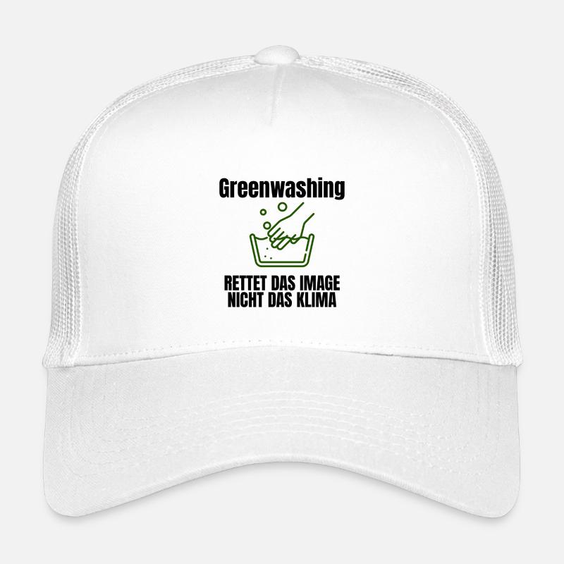 Handwäsche Illustration Trend - Kinder Trucker-Cap - Weiß