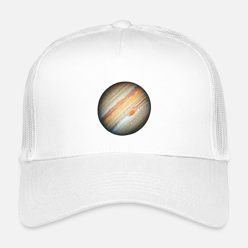 Jupiter & riesiger roter Fleck - Kinder Trucker-Cap - Weiß