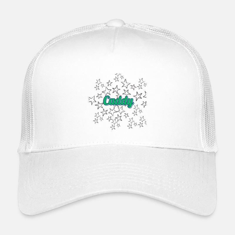 Leuchtender Caddy Schriftzug mit Sternen Kinder Trucker-Cap