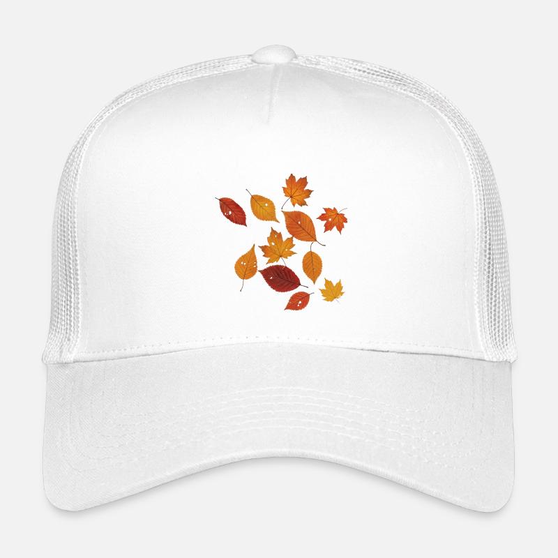 Herbstblätter ohne Rand Kinder Trucker-Cap