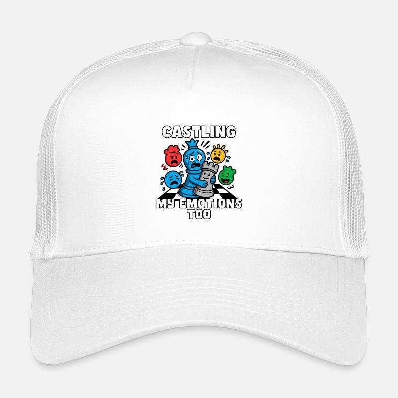 Auch meine Gefühle rochade - Kinder Trucker-Cap - Weiß