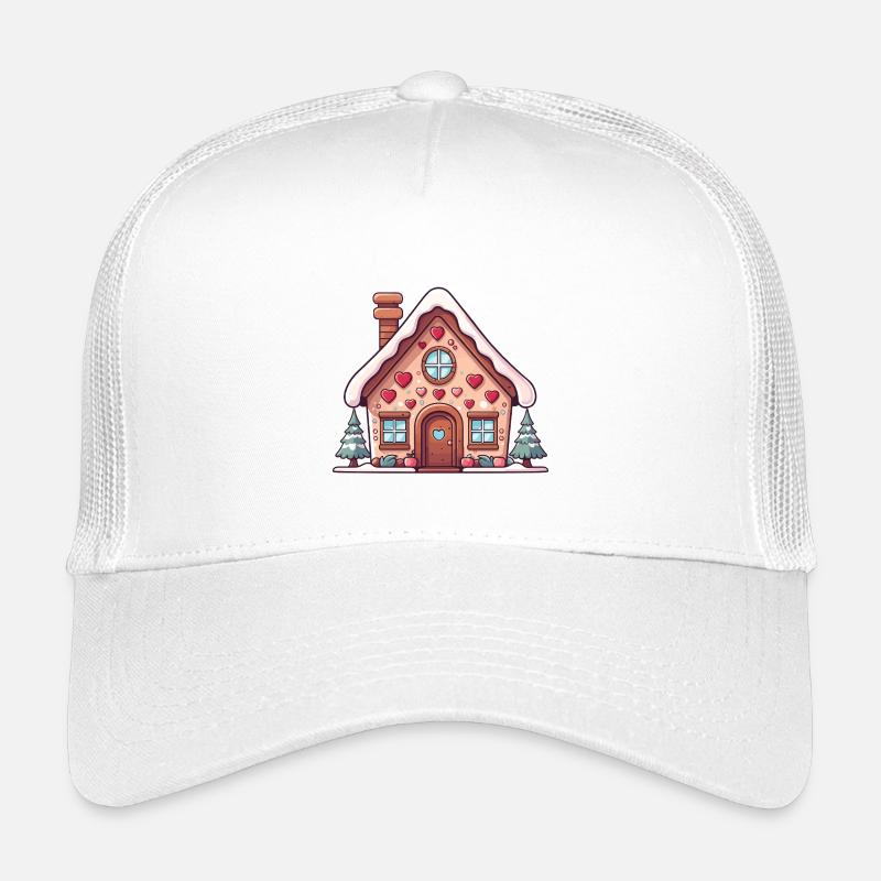 Heart Cottage Lebkuchen - Kinder Trucker-Cap - Weiß