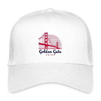 Golden Gate Bridge San Francisco - Kinder Trucker-Cap - Weiß - Vorne