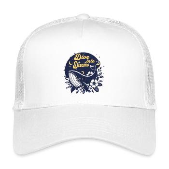 Diving into Dreams - Kids’ Trucker Cap - white - Front
