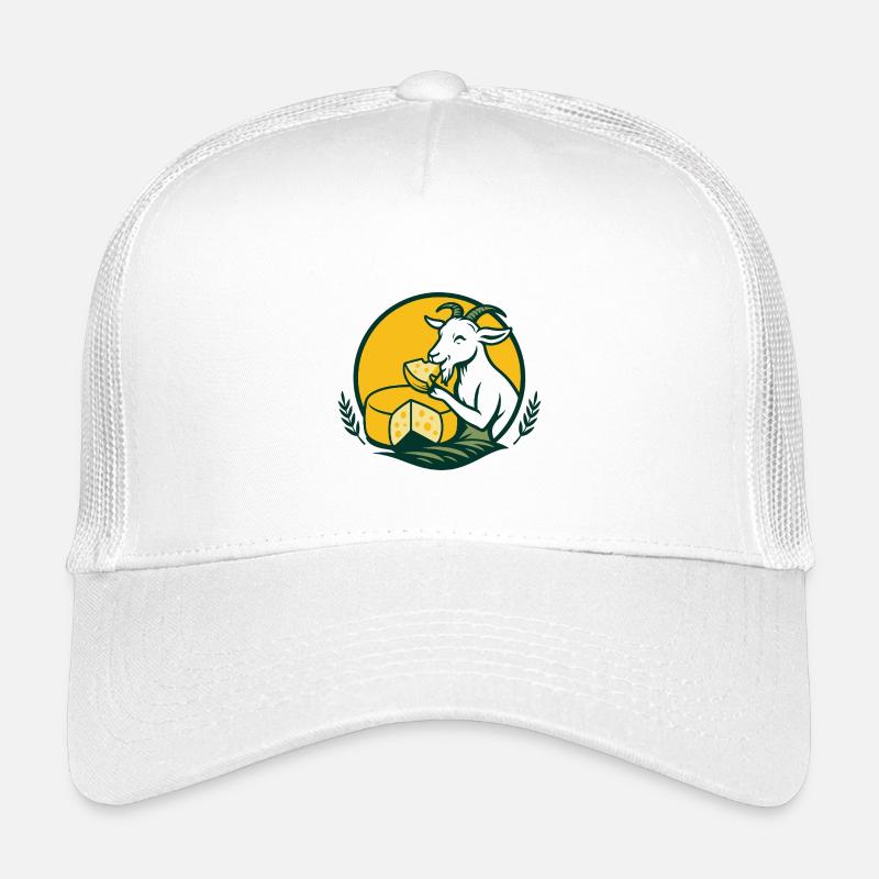 Blanc de chèvre sur fromage Casquette trucker enfant
