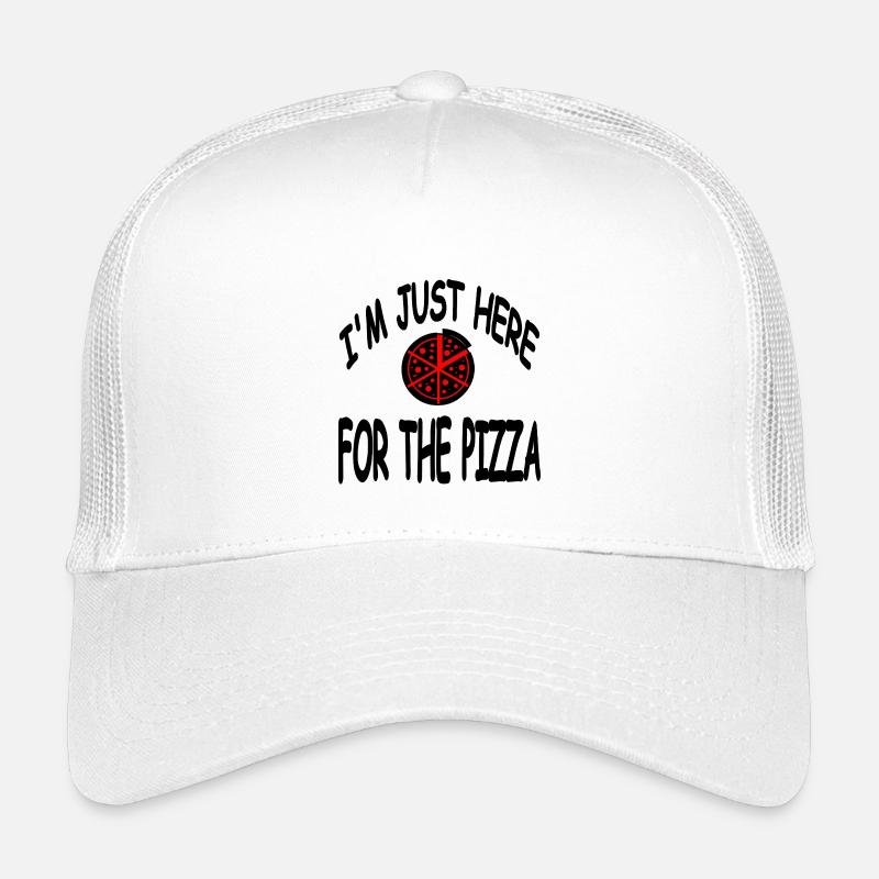 Pizza - Kinder Trucker-Cap - Weiß