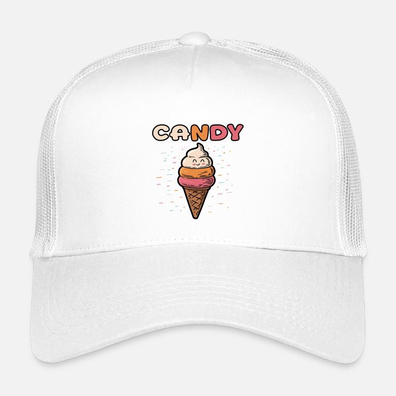 Crème glacée - bonbons Casquette trucker enfant