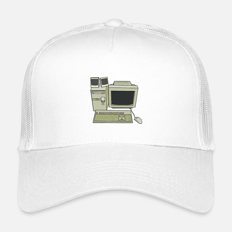 Configuration rétro du bureau d’ordinateur Casquette trucker enfant