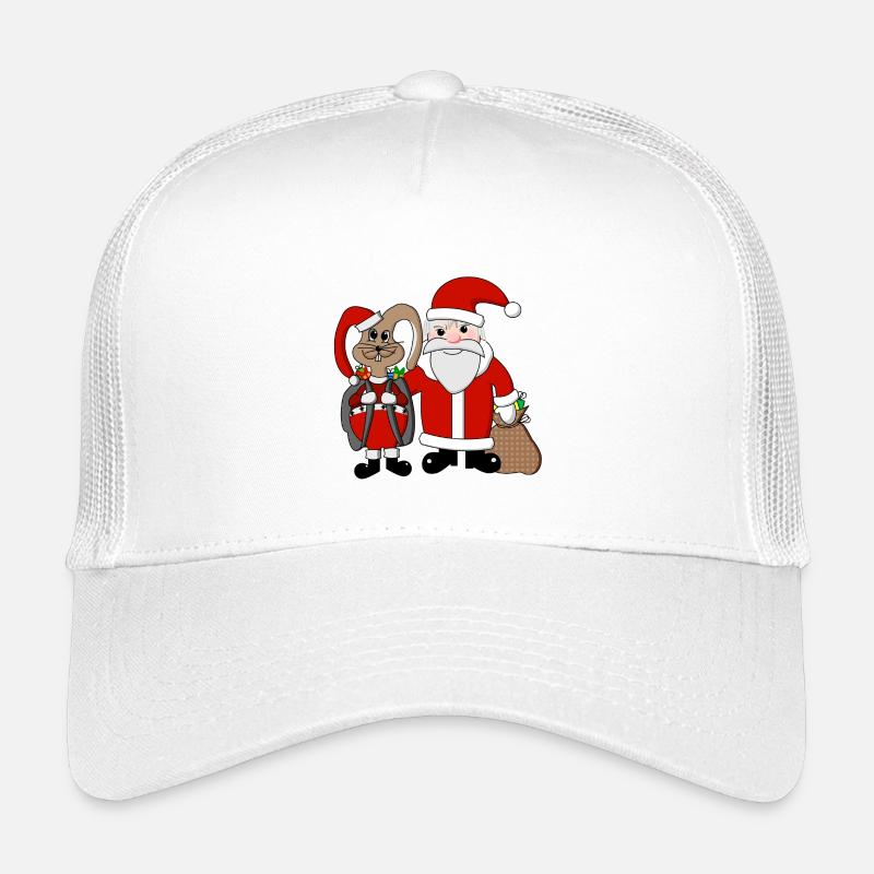 Team Weihnachten - Kinder Trucker-Cap - Weiß