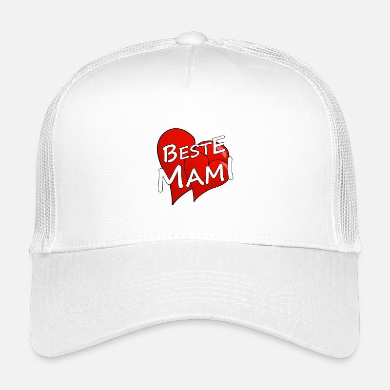 BESTE MAMI - Kinder Trucker-Cap - Weiß