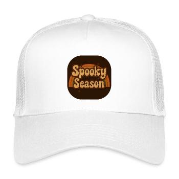 Spooky Season Retro Look - Kids’ Trucker Cap - white - Front