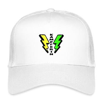 Lucky Charm: Fighter - Kids’ Trucker Cap - white - Front