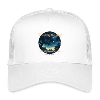 Bibelvers Christlich Religiös - Kinder Trucker-Cap - Weiß - Vorne