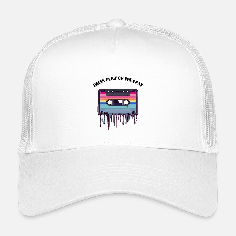 Retro Cassette Tape - Press Play on the Past Kids’ Trucker Cap