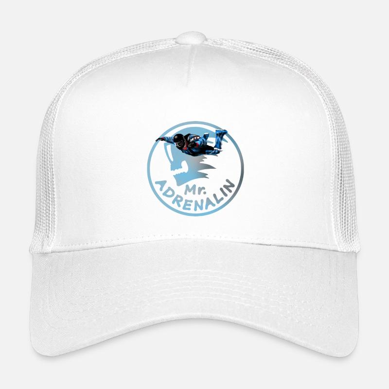Mr. Adrenalin Skydiver Sprunglogo Kinder Trucker-Cap