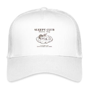 Sleepy Club Cherub Renaissance Design - Kids’ Trucker Cap - white - Front