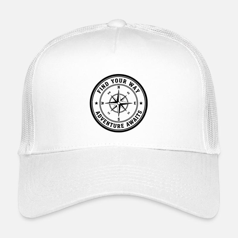 Find Your Way - Kinder Trucker-Cap - Weiß