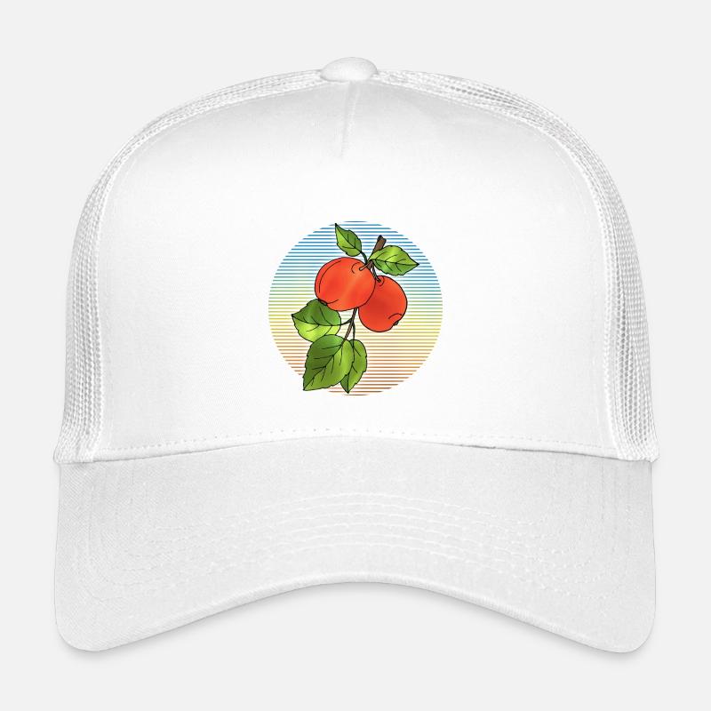 Äpfel - Kinder Trucker-Cap - Weiß