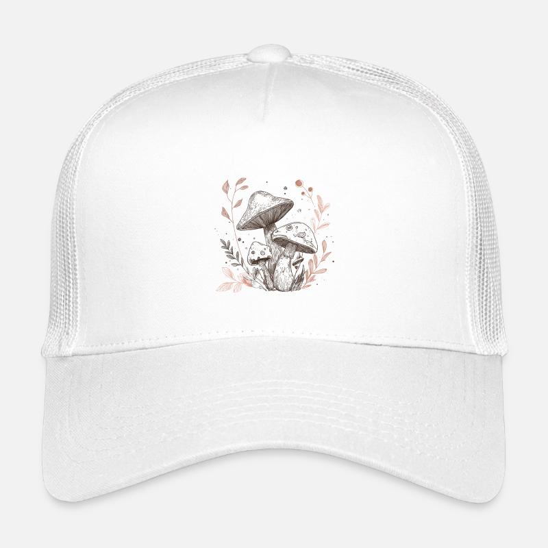 champignon, ramasseur de champignons, cueillette Casquette trucker enfant