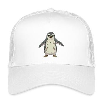 Halloween Zombie Pingouin Mort-vivant Monstre Dessin animé - Casquette trucker enfant - blanc - Devant