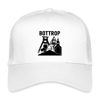 Bottrop Ruhrgebiet Wahrzeichen - Kinder Trucker-Cap - Weiß - Vorne
