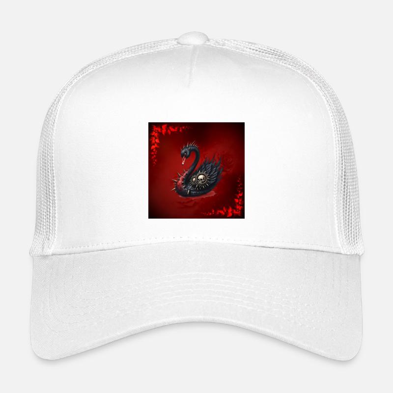 Cygne noir avec des épines Casquette trucker enfant