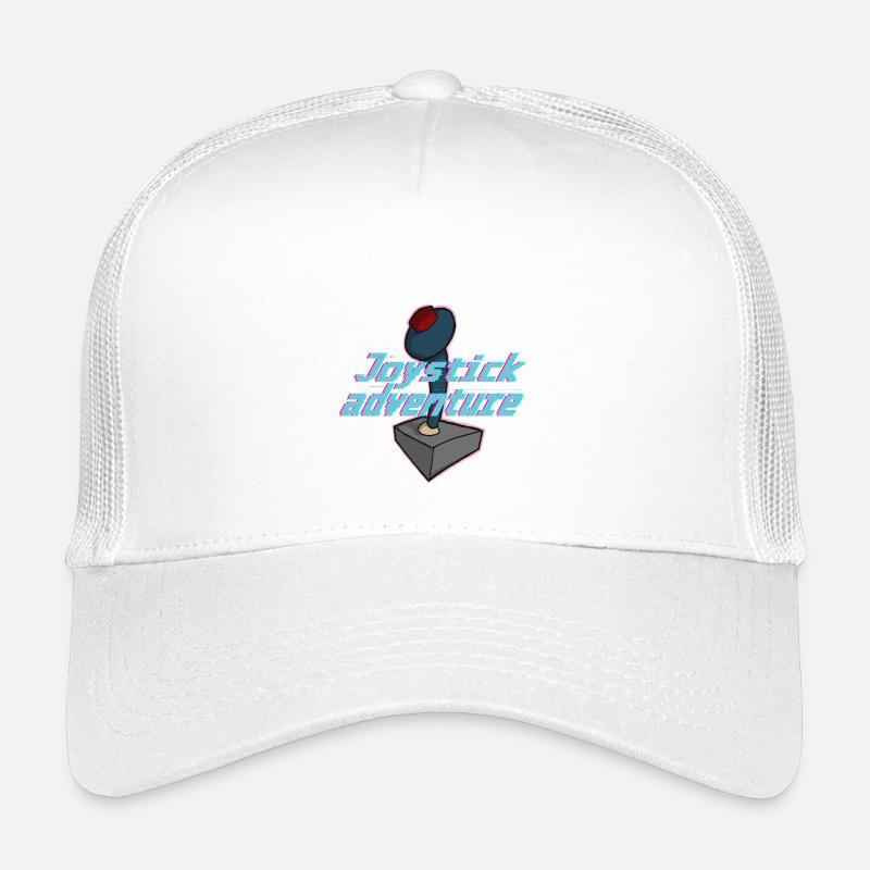 Game Adventure Neon-Glitch - Kinder Trucker-Cap - Weiß