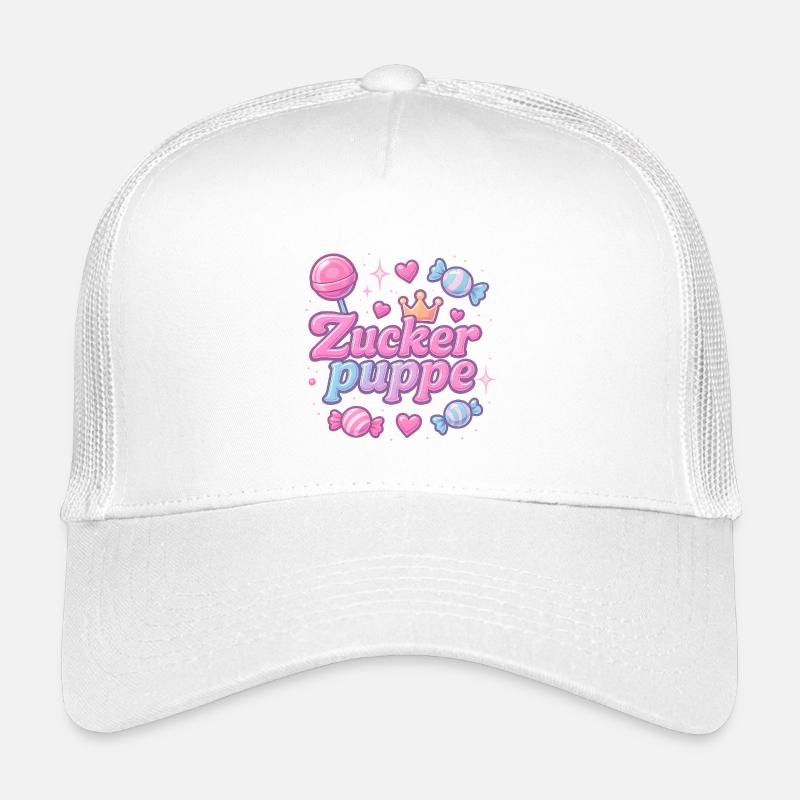 Poupée de sucre / Y2K Surnom Déclaration Design Casquette trucker enfant