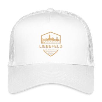 Liebefeld ❤ Stadt-Wappen - Kinder Trucker-Cap - Weiß - Vorne