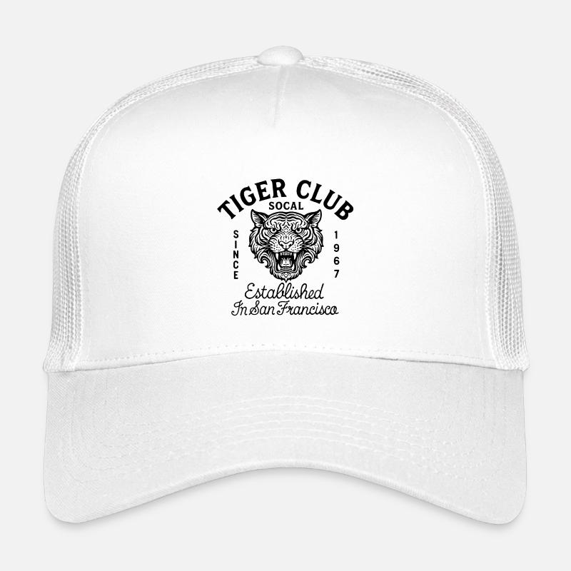 Tiger Club 67 - Kinder Trucker-Cap - Weiß