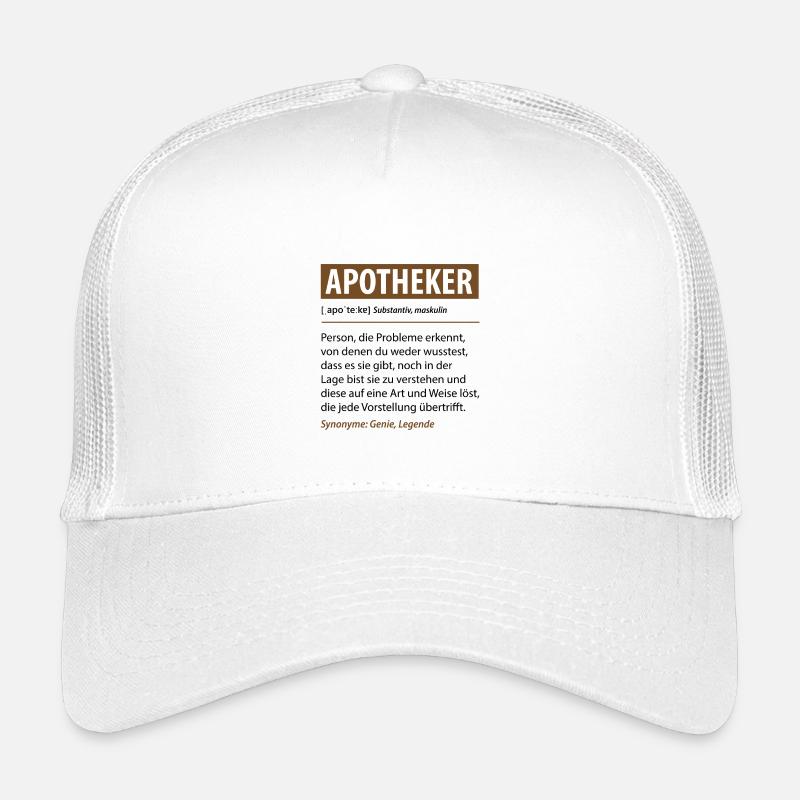 Pharmacist Funny Definition Saying Profession Gift Kids’ Trucker Cap