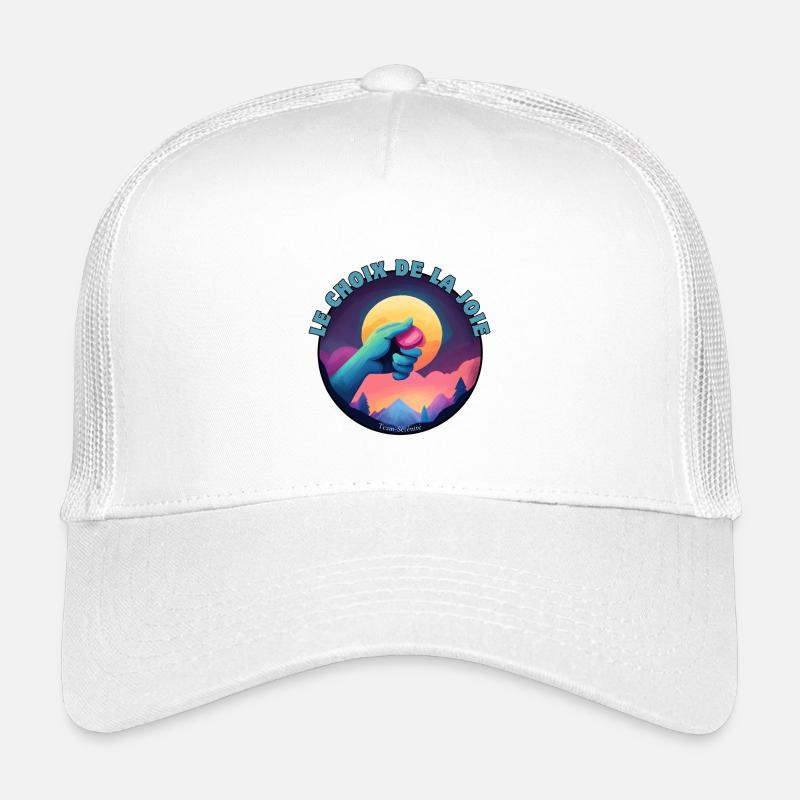 Die Wahl der Freude - Kinder Trucker-Cap - Weiß