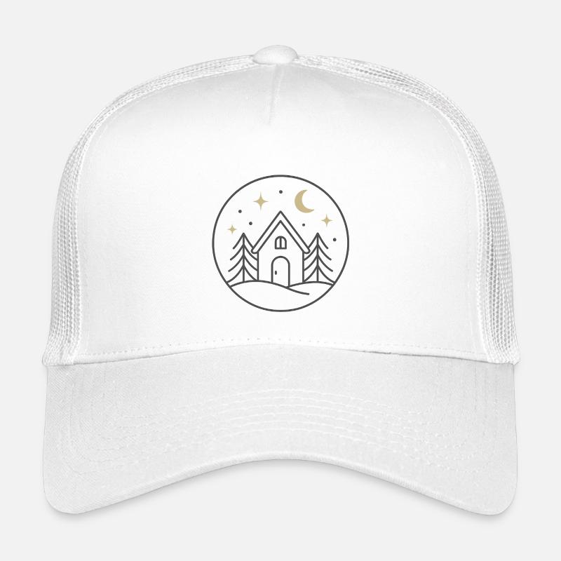 Mondscheinwald Häuschen Kinder Trucker-Cap