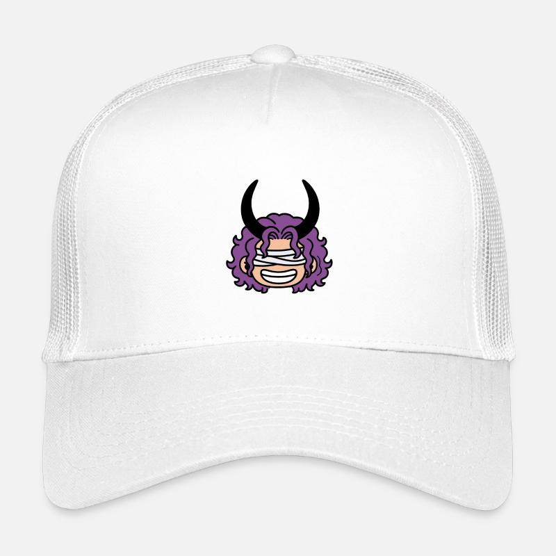 Cursed Loki prince, purple haired giant Kids’ Trucker Cap