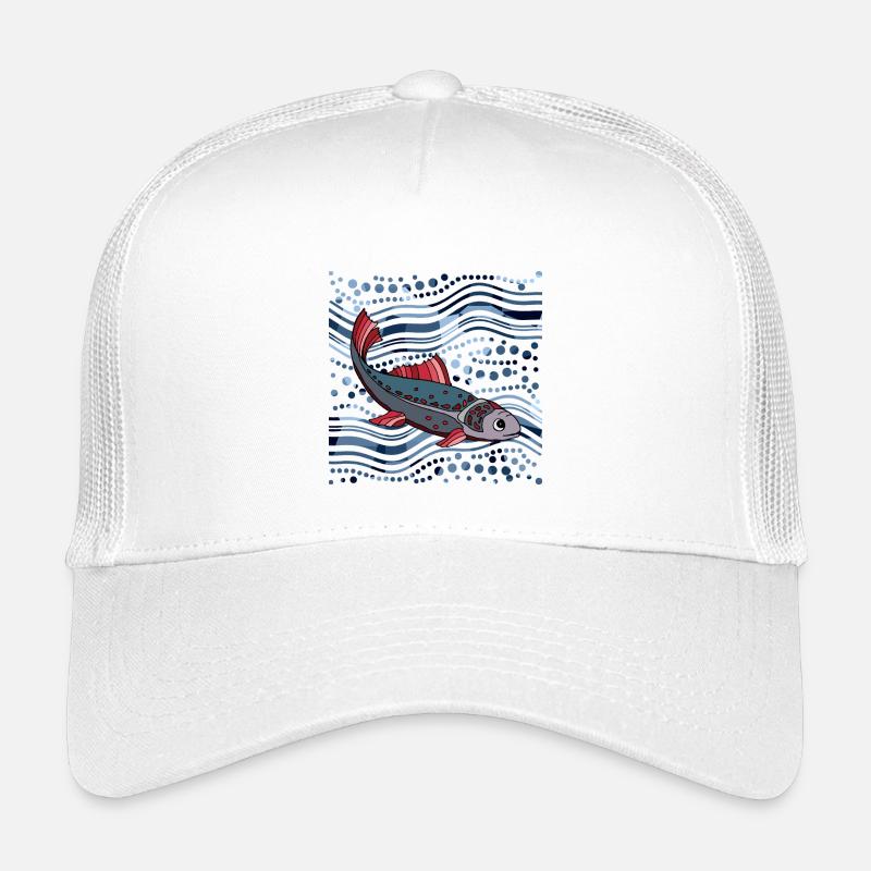 Fisch Kinder Trucker-Cap