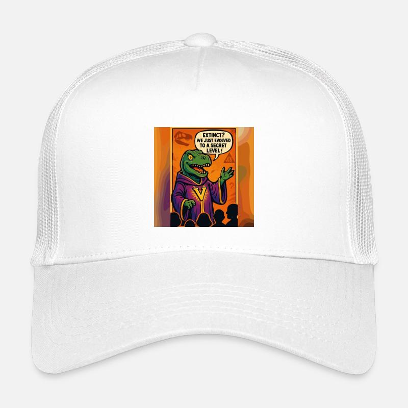Secret Level Dinosaur – Drôle de conspiration Casquette trucker enfant